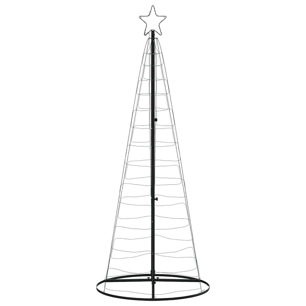 Weihnachtsbaum Kegelform 200 LEDs Mehrfarbig 182 cm