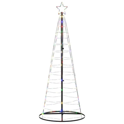 Weihnachtsbaum Kegelform 200 LEDs Mehrfarbig 182 cm