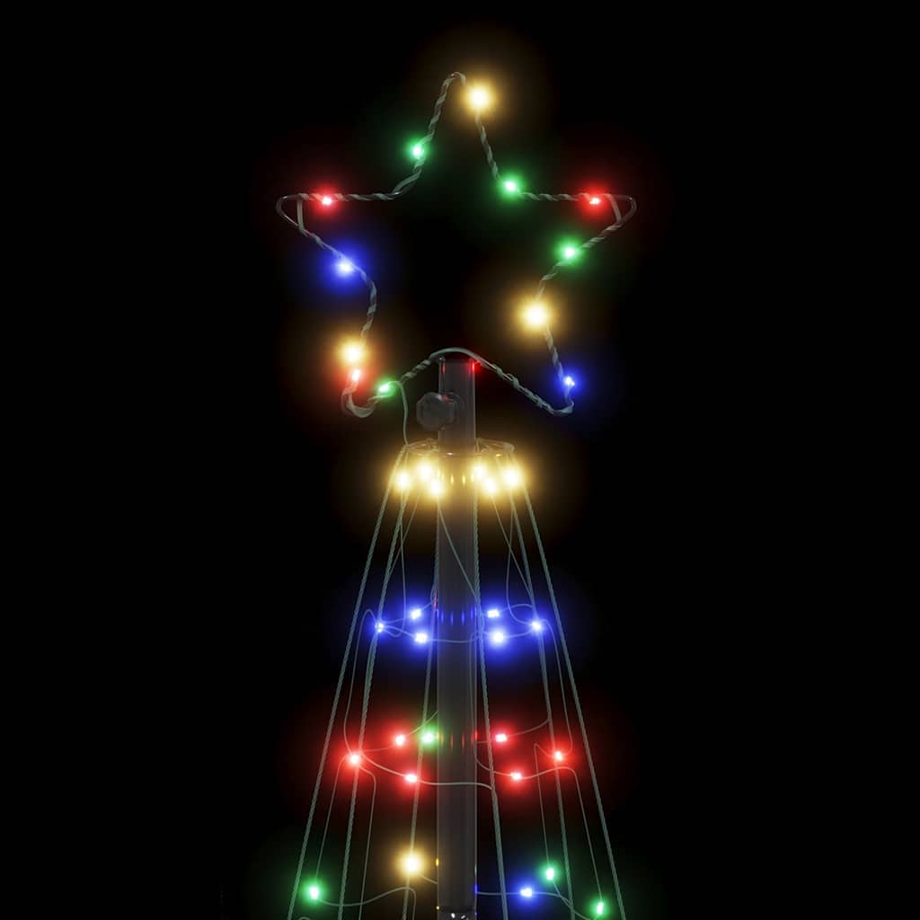 Weihnachtsbaum Kegelform 200 LEDs Mehrfarbig 182 cm