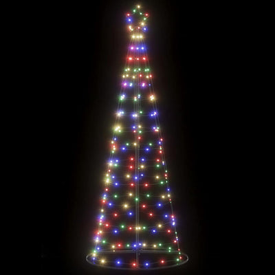 Weihnachtsbaum Kegelform 200 LEDs Mehrfarbig 182 cm