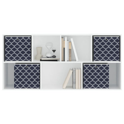 Faltboxen 4 Stk. Blau 32x32x32 cm Vlies