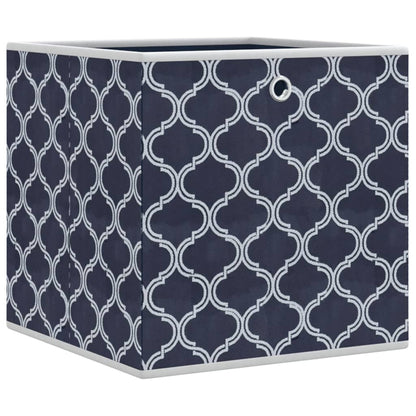 Faltboxen 10 Stk. Blau 32x32x32 cm Vlies