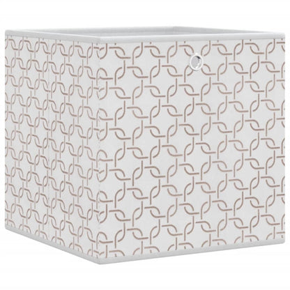 Faltboxen 4 Stk. Creme 32x32x32 cm Vlies