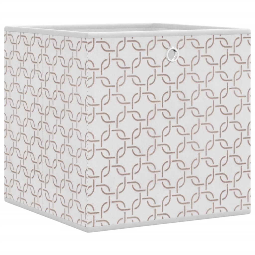 Faltboxen 10 Stk. Creme 32x32x32 cm Vlies