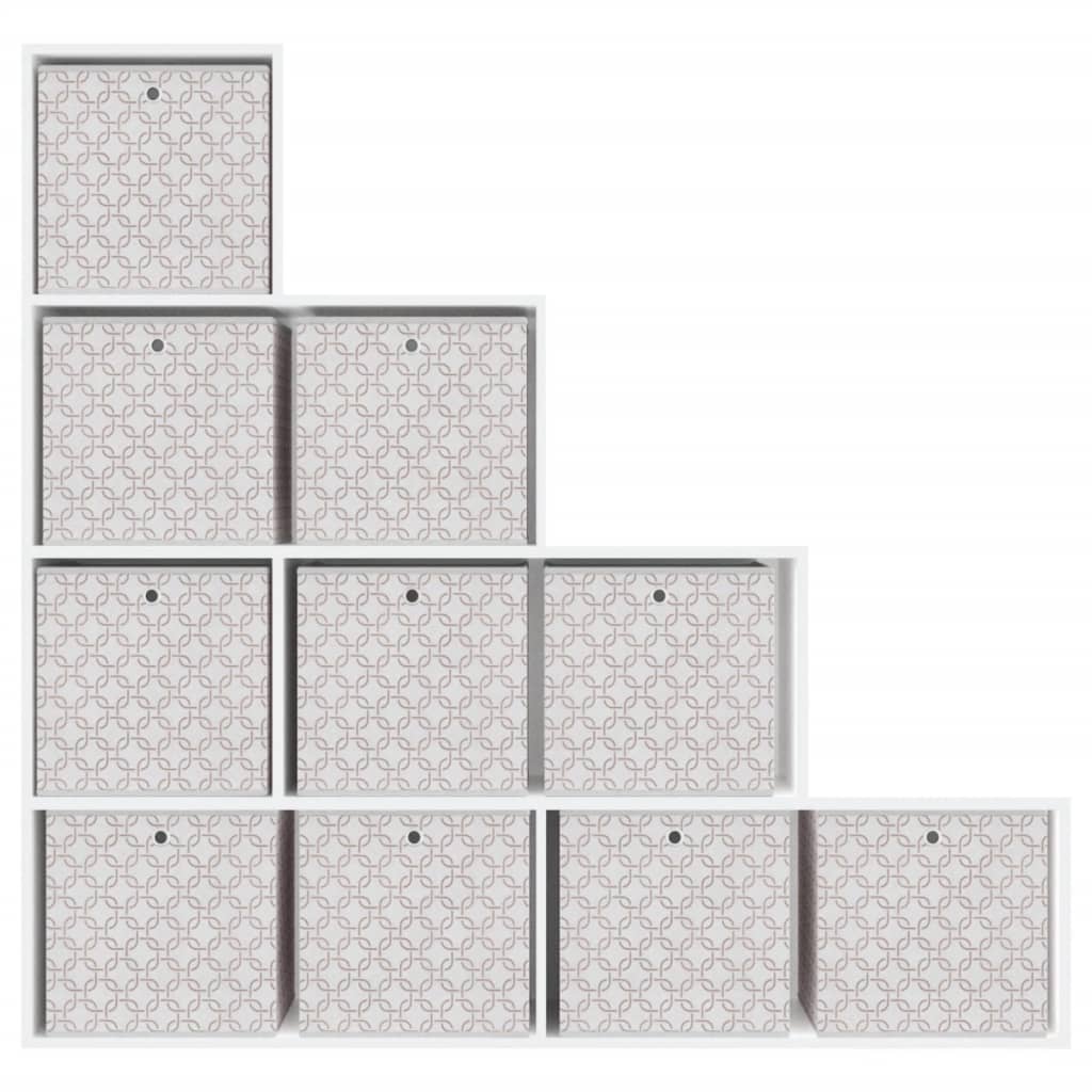 Faltboxen 10 Stk. Creme 32x32x32 cm Vlies