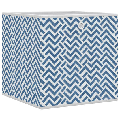 Faltboxen 4 Stk. Blau 32x32x32 cm Vlies