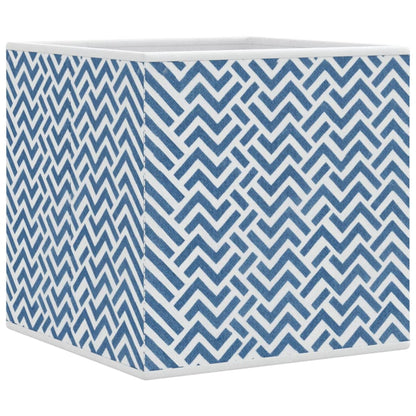 Faltboxen 4 Stk. Blau 32x32x32 cm Vlies