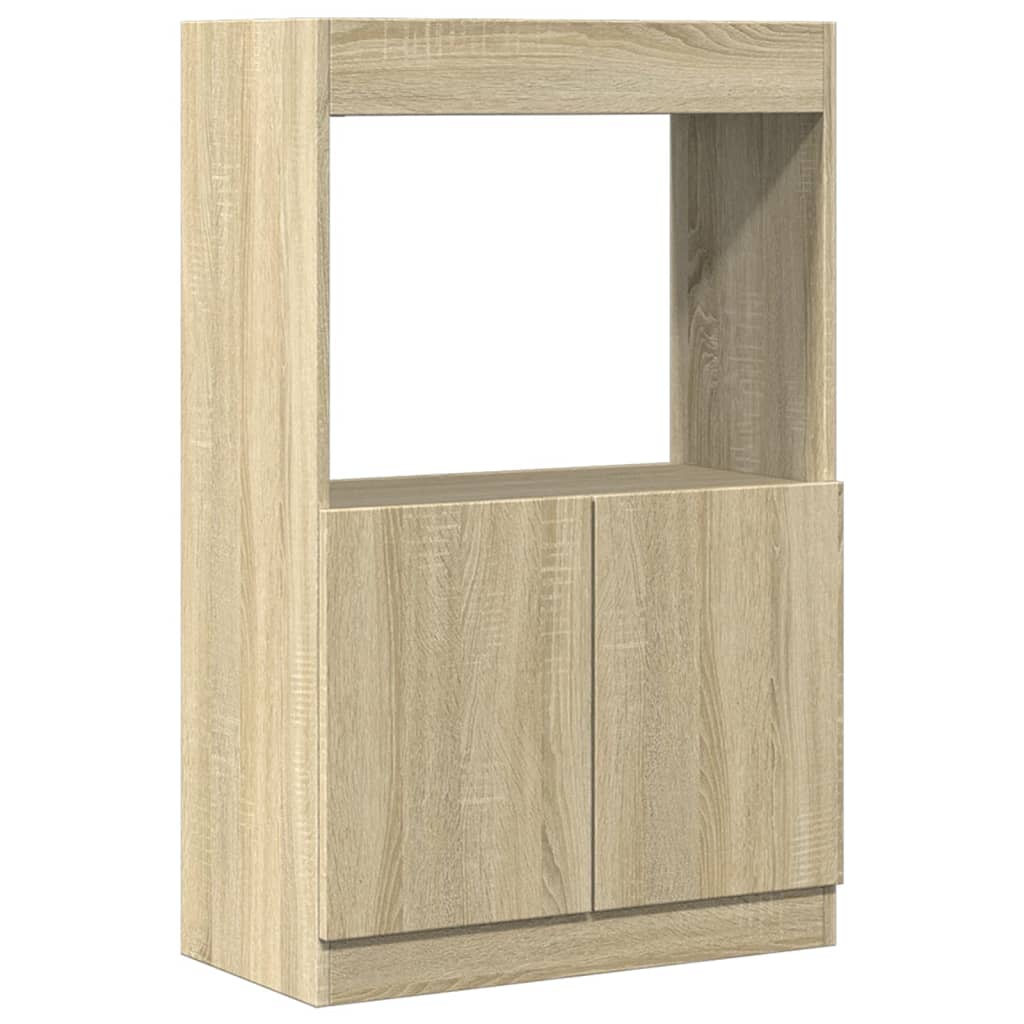 Highboard Sonoma-Eiche 63x33x100 cm Holzwerkstoff