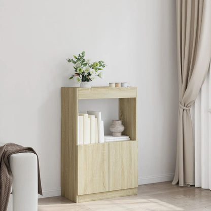 Highboard Sonoma-Eiche 63x33x100 cm Holzwerkstoff