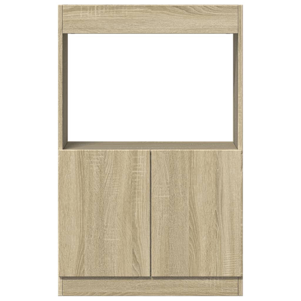 Highboard Sonoma-Eiche 63x33x100 cm Holzwerkstoff