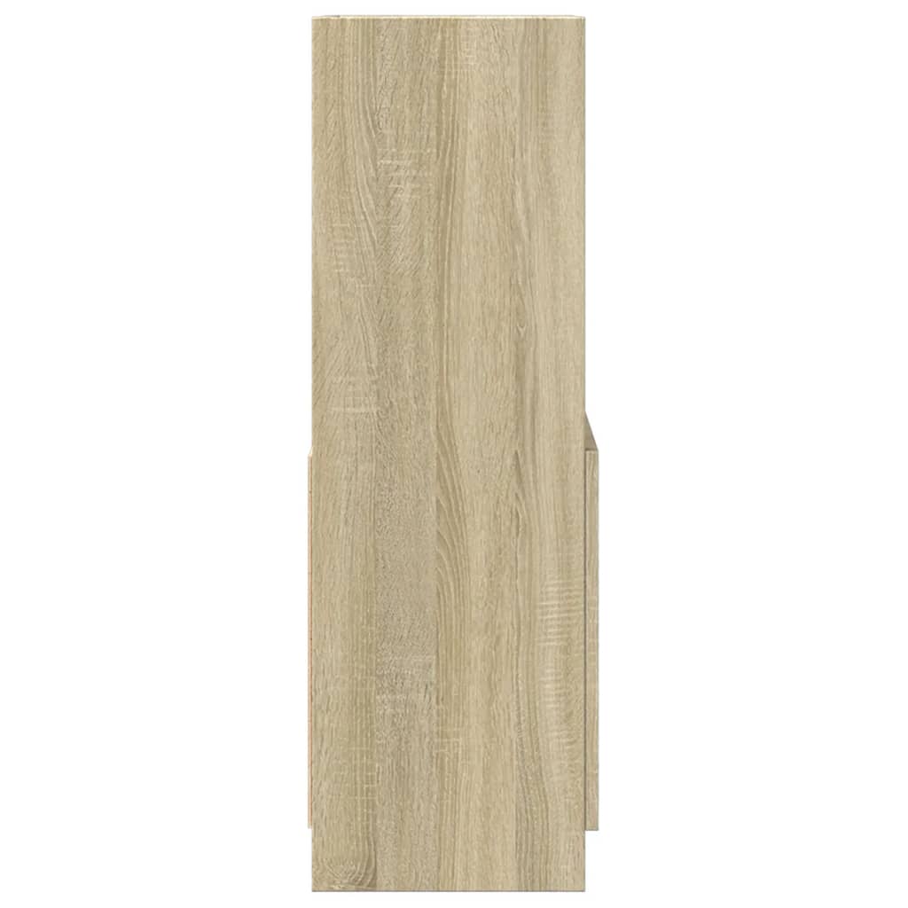 Highboard Sonoma-Eiche 63x33x100 cm Holzwerkstoff