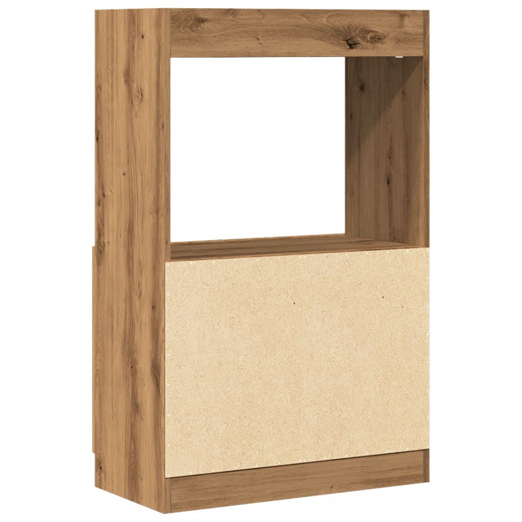 Highboard Artisan-Eiche 63x33x100 cm Holzwerkstoff