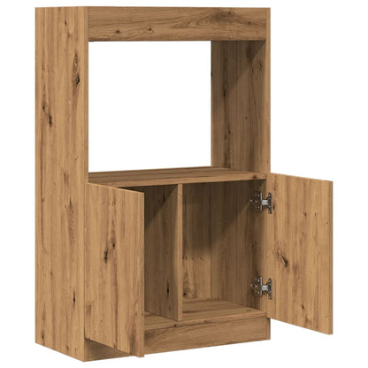 Highboard Artisan-Eiche 63x33x100 cm Holzwerkstoff