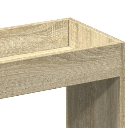 Highboard Sonoma-Eiche 63x33x140 cm Holzwerkstoff