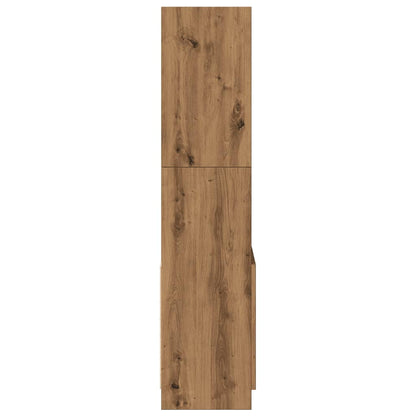 Highboard Artisan-Eiche 63x33x140 cm Holzwerkstoff