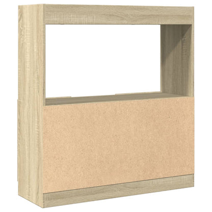 Highboard Sonoma-Eiche 92x33x100 cm Holzwerkstoff