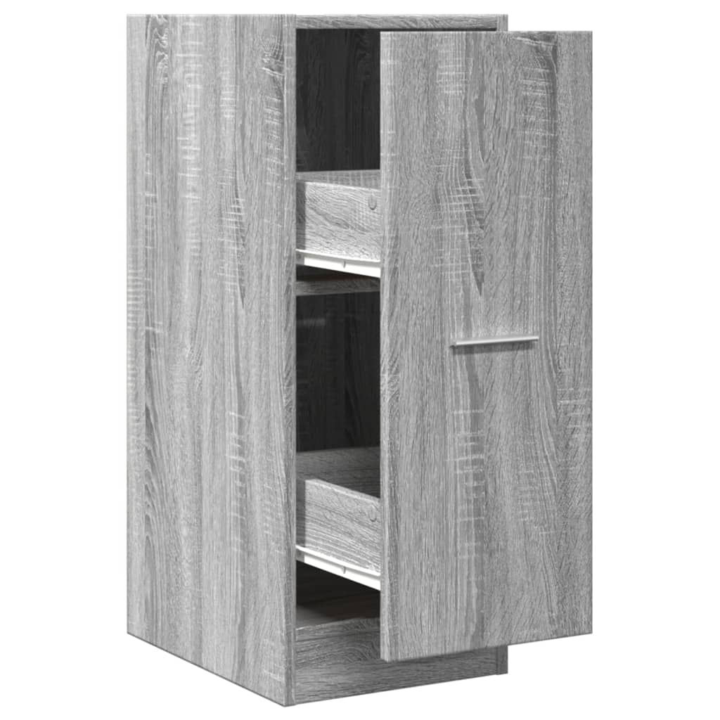 Apothekerschrank Grau Sonoma 30x41x77,5 cm Holzwerkstoff