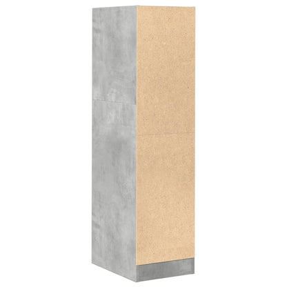 Apothekerschrank Betongrau 30x41x118 cm Holzwerkstoff