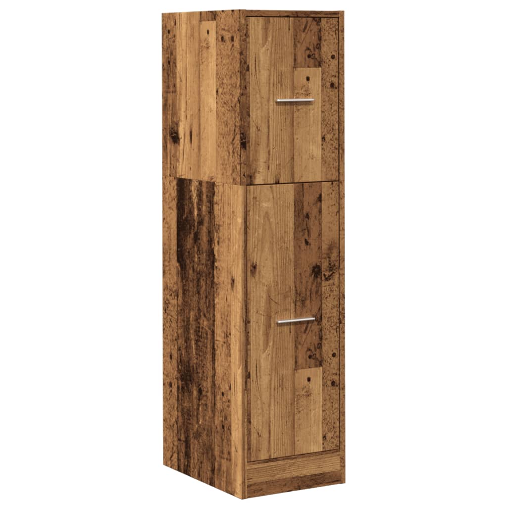 Apothekerschrank Altholz-Optik 30x41x118 cm Holzwerkstoff