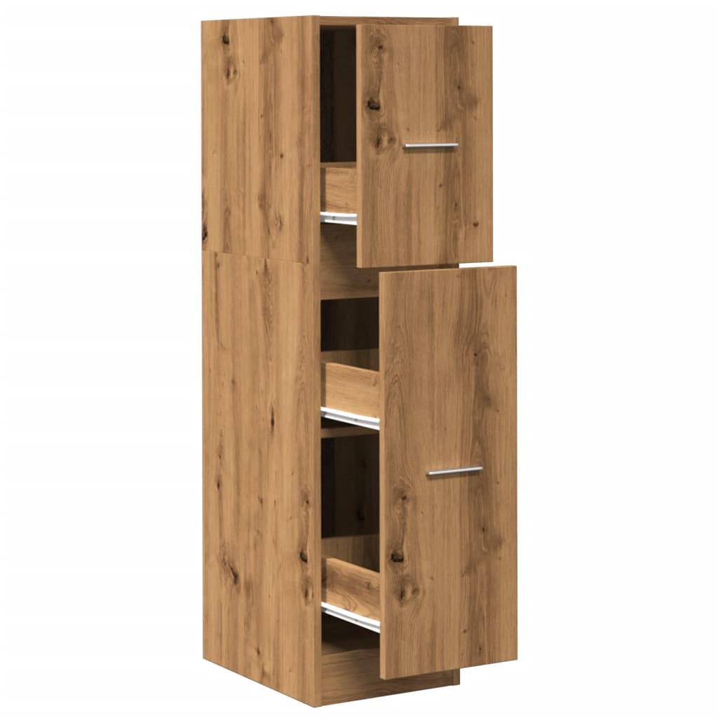 Apothekerschrank Artisan-Eiche 30x41x118 cm Holzwerkstoff