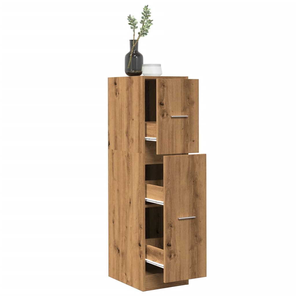 Apothekerschrank Artisan-Eiche 30x41x118 cm Holzwerkstoff