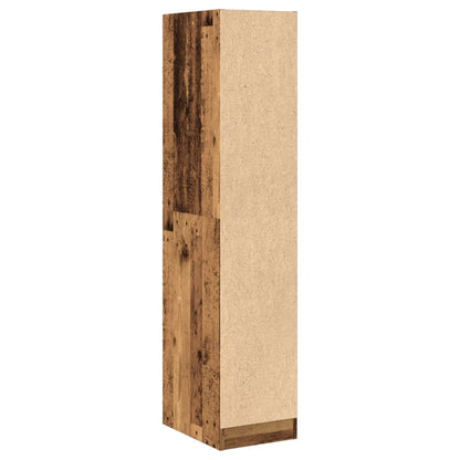 Apothekerschrank Altholz-Optik 30x41x144,5 cm Holzwerkstoff