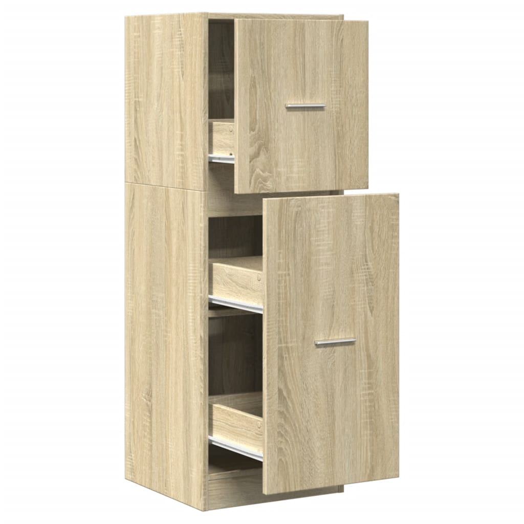 Apothekerschrank Sonoma-Eiche 40x41x118 cm Holzwerkstoff