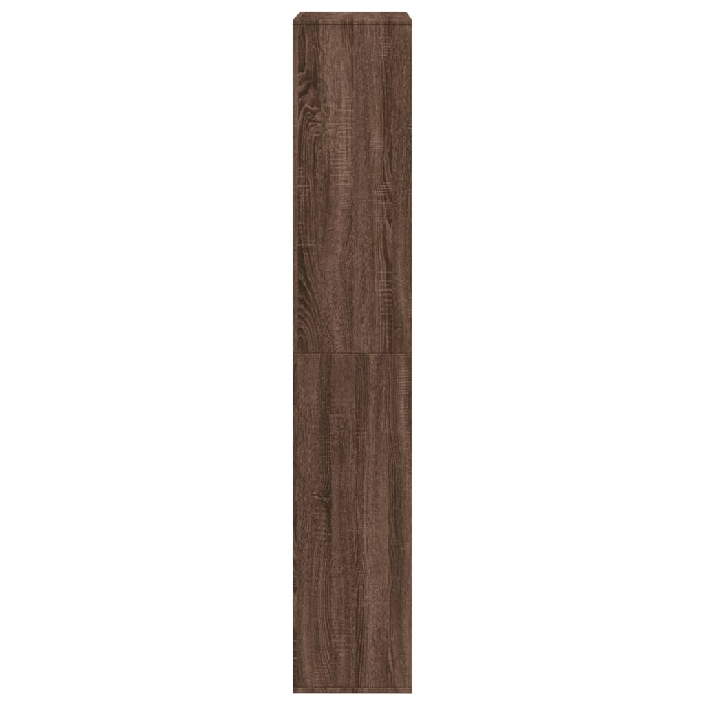 Bücherregal Braun Eichen-Optik 100x33x187,5 cm Holzwerkstoff