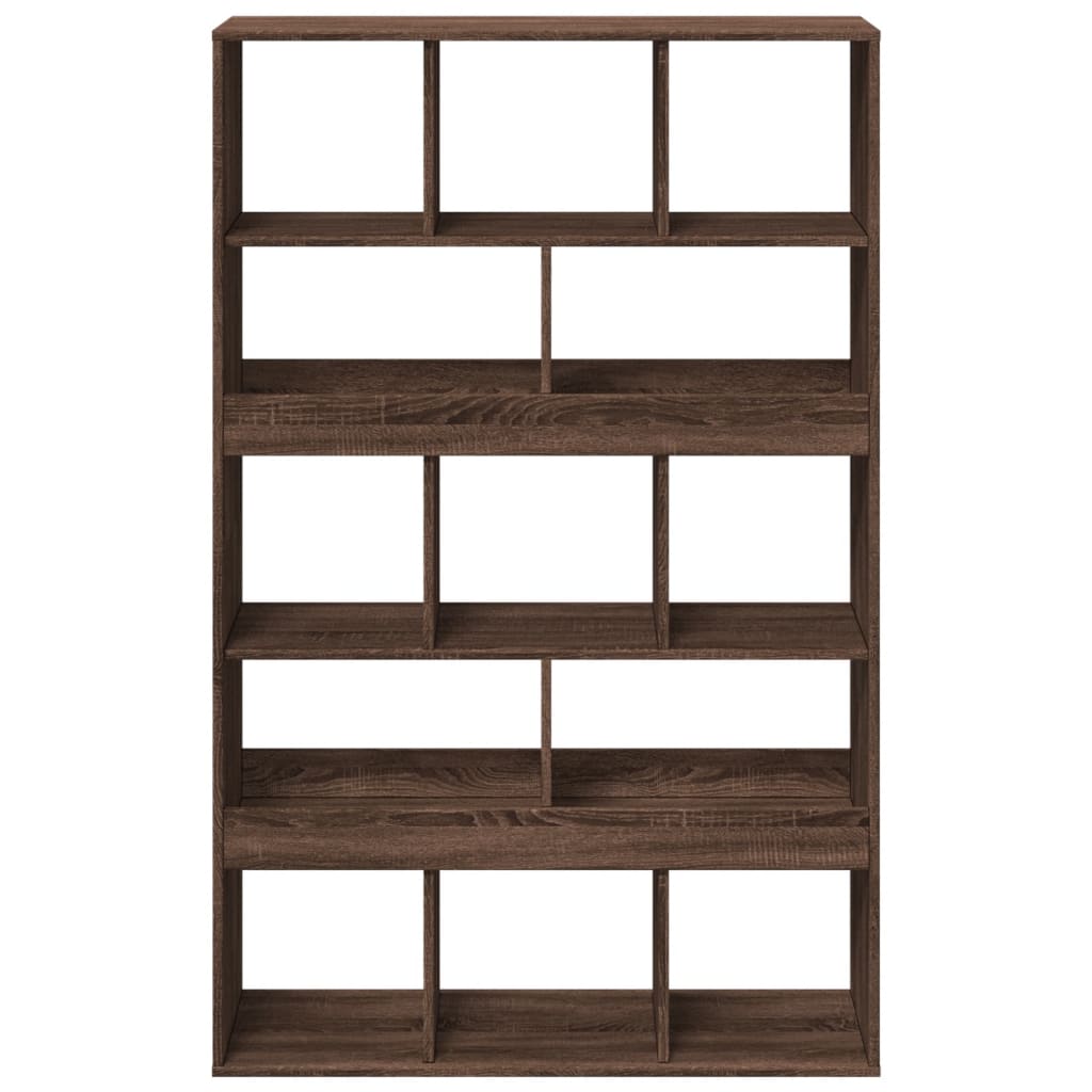 Bücherregal Braun Eichen-Optik 100x33x156,5 cm Holzwerkstoff