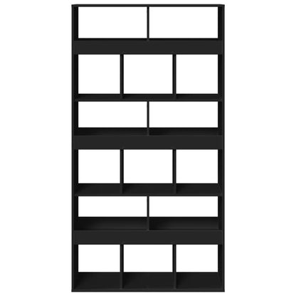 Raumteiler Schwarz 100x33x187,5 cm Holzwerkstoff