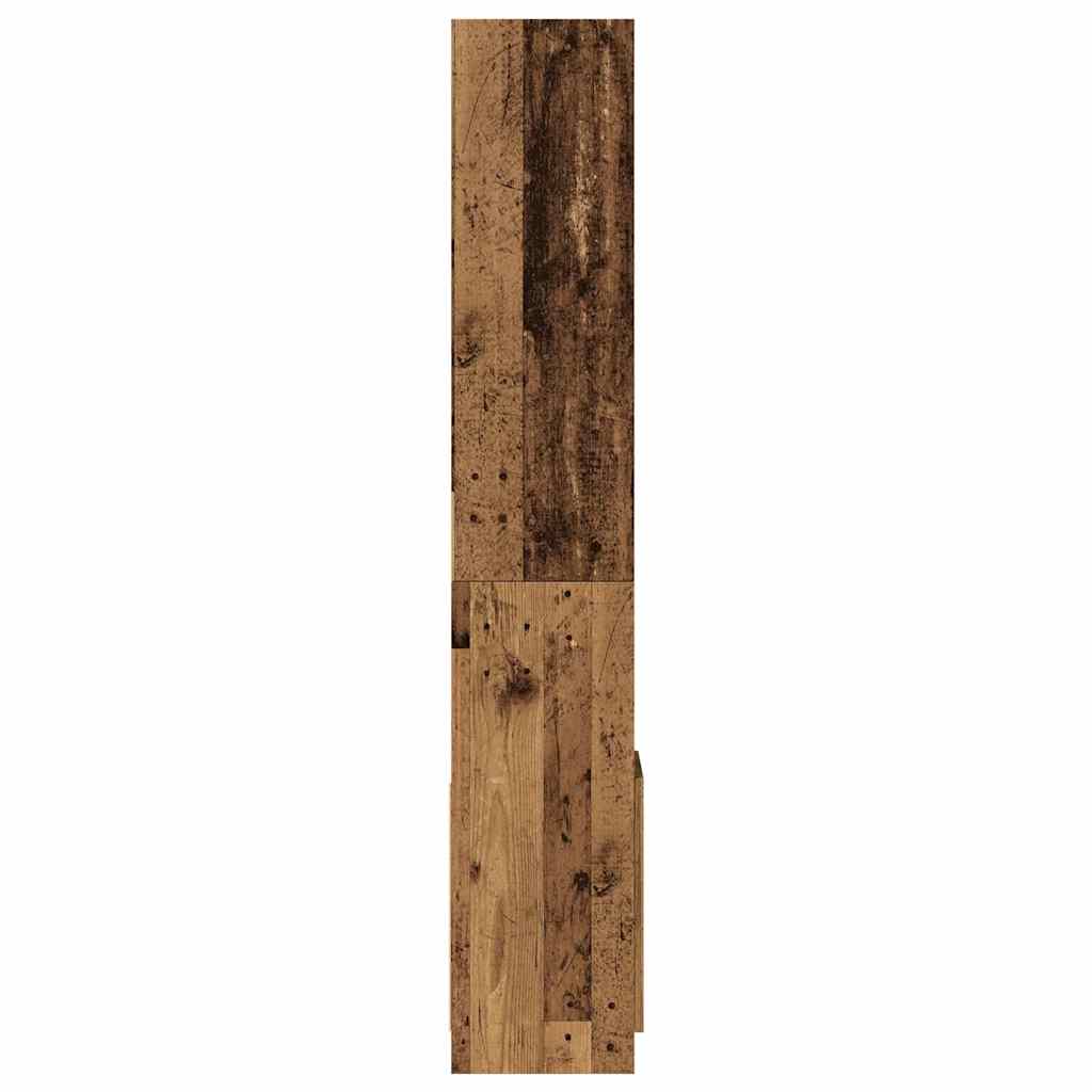 Highboard Altholz-Optik 92x33x180 cm Holzwerkstoff