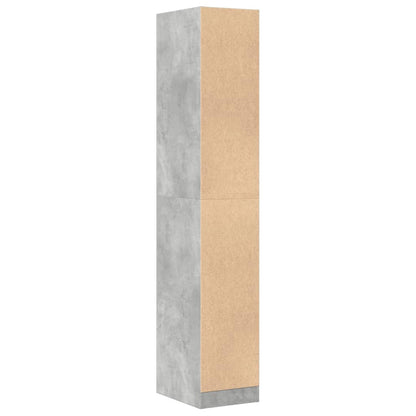 Apothekerschrank Betongrau 30x41x174,5 cm Holzwerkstoff