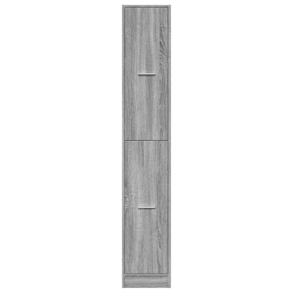 Apothekerschrank Grau Sonoma 30x41x174,5 cm Holzwerkstoff