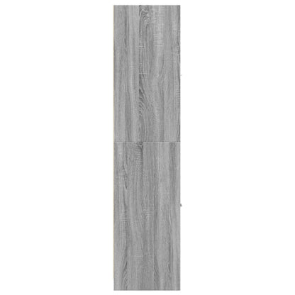 Apothekerschrank Grau Sonoma 30x41x174,5 cm Holzwerkstoff