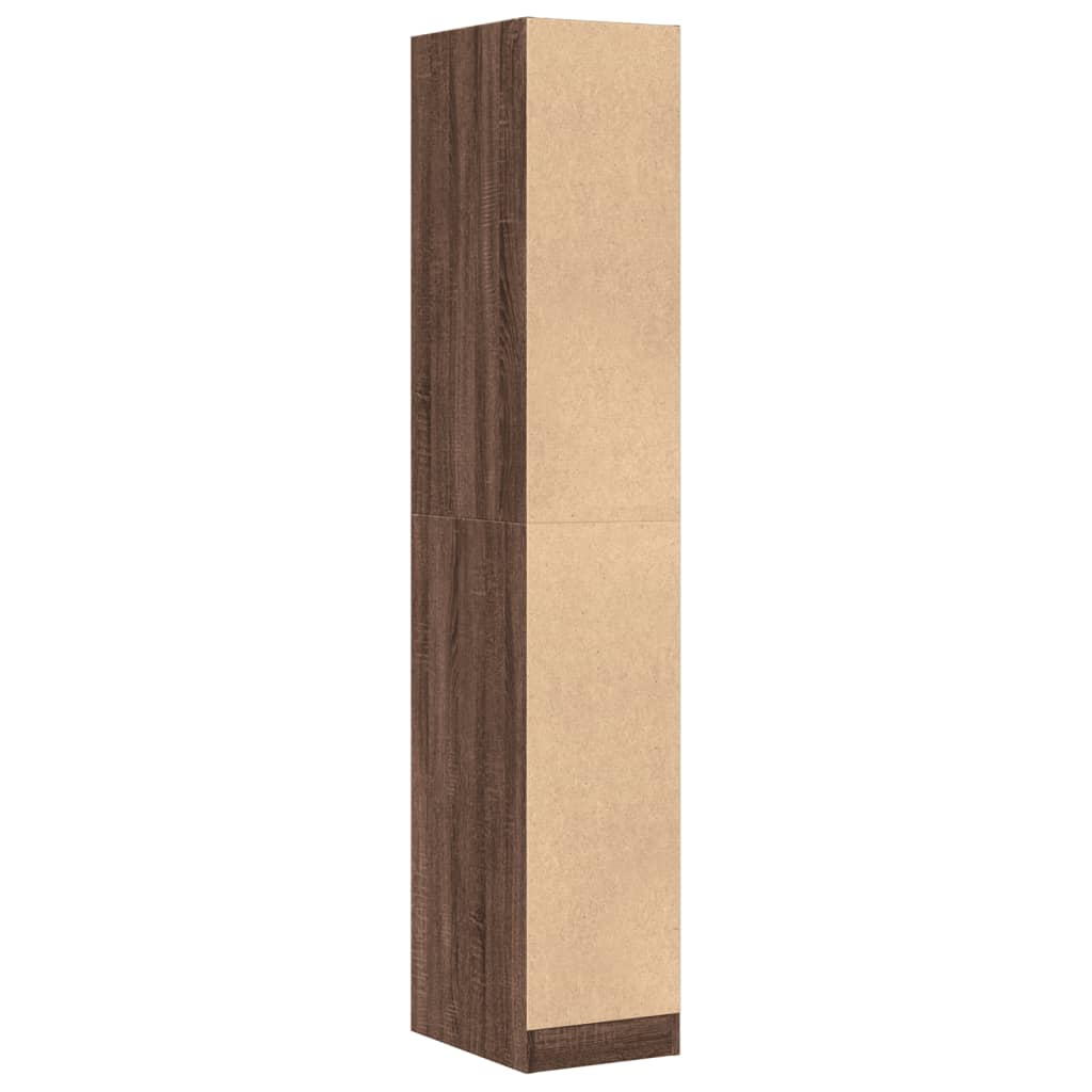 Apothekerschrank Eichen-Optik 30x41x174,5 cm Holzwerkstoff