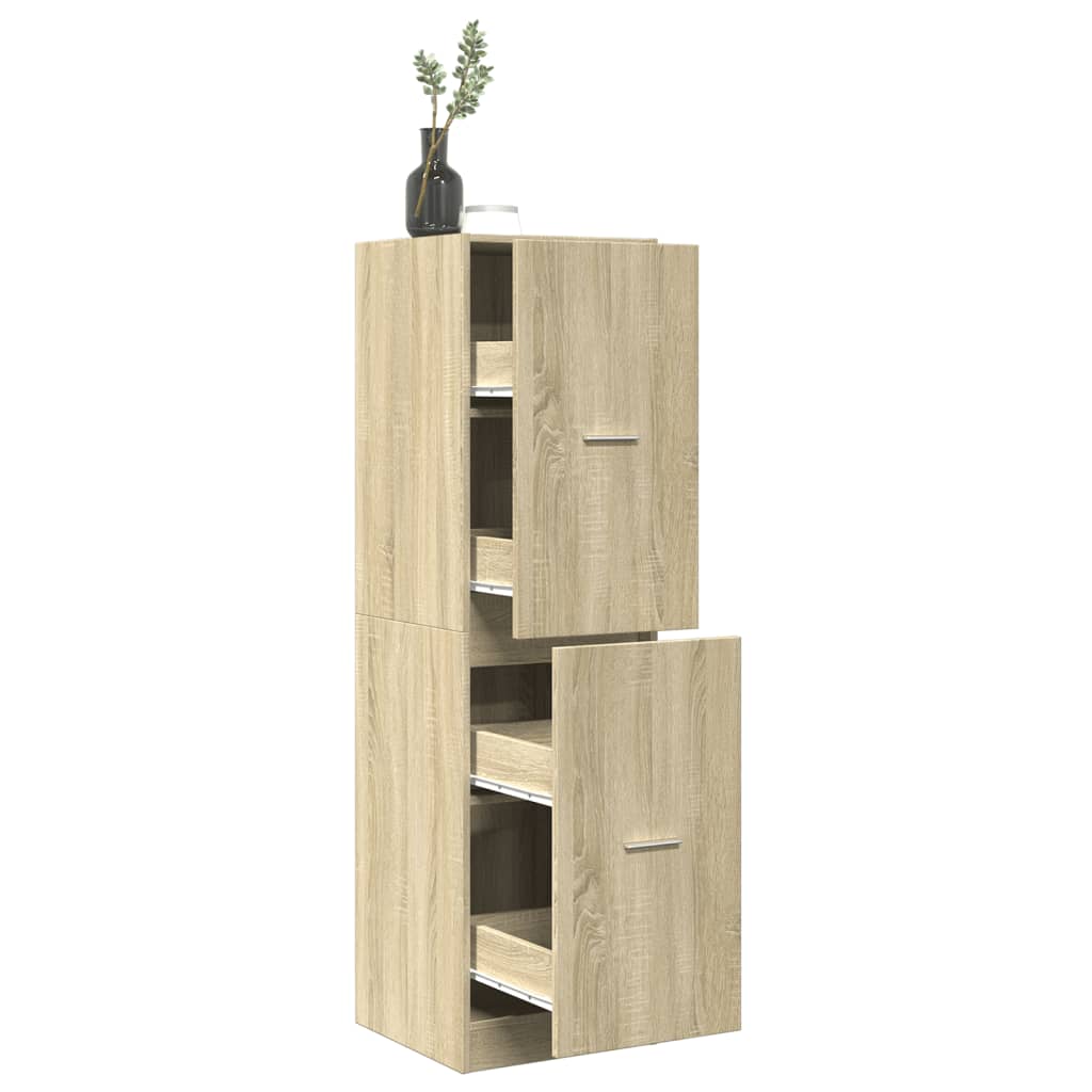 Apothekerschrank Sonoma-Eiche 40x41x144,5 cm Holzwerkstoff