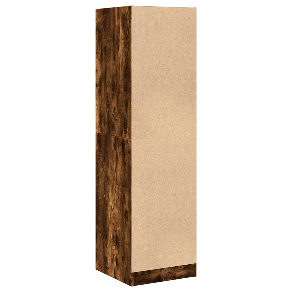 Apothekerschrank Räuchereiche 40x41x144,5 cm Holzwerkstoff