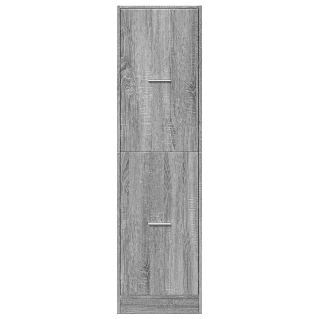 Apothekerschrank Grau Sonoma 40x41x144,5 cm Holzwerkstoff