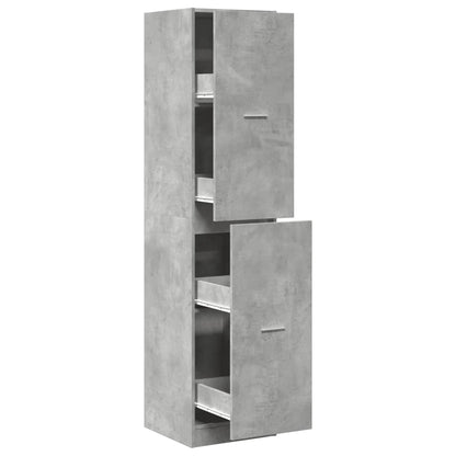 Apothekerschrank Betongrau 40x41x174,5 cm Holzwerkstoff