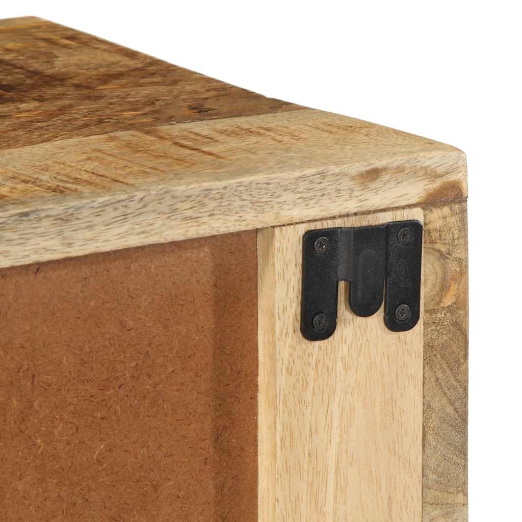 TV-Wandschrank 60x30x19 cm Raues Mangoholz