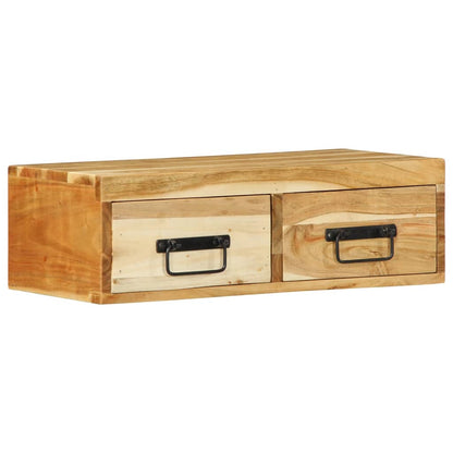 TV-Wandschrank 60x30x19 cm Massivholz Akazie