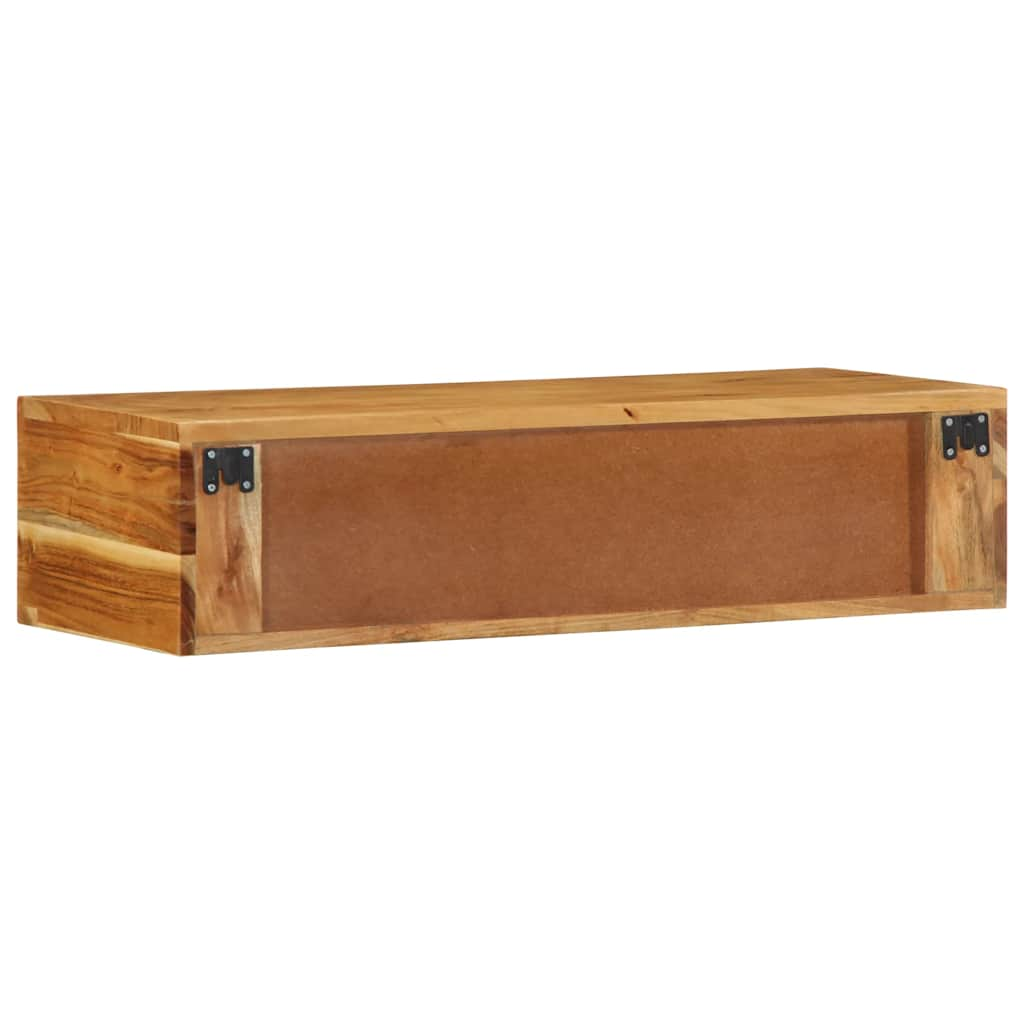 TV-Wandschrank 80x30x19 cm Massivholz Akazie