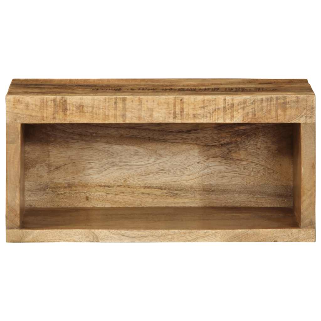 TV-Wandschrank 40x30x19 cm Raues Mangoholz