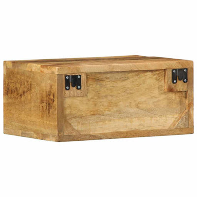 TV-Wandschrank 40x30x19 cm Raues Mangoholz