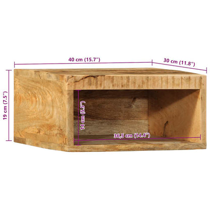 TV-Wandschränke 2 Stk. Raues Mangoholz