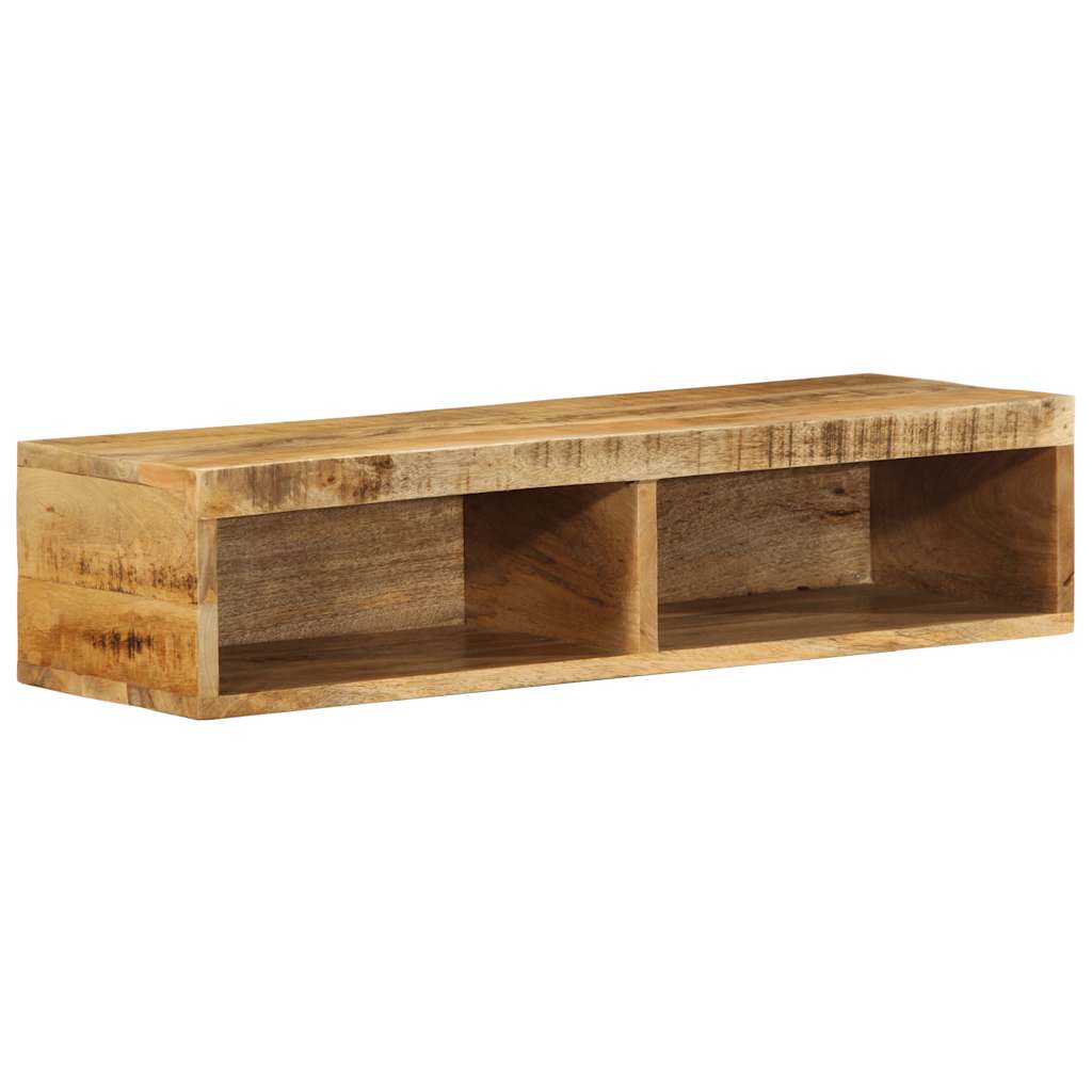 TV-Wandschrank 80x30x19 cm Raues Mangoholz