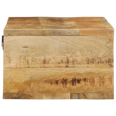 TV-Wandschrank 80x30x19 cm Raues Mangoholz