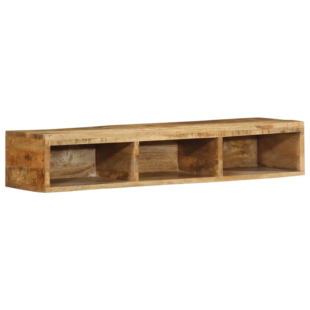 TV-Wandschrank 100x30x19 cm Raues Mangoholz