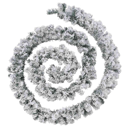 Ghirlanda natalizia con luci LED, verde, 5 m, PVC