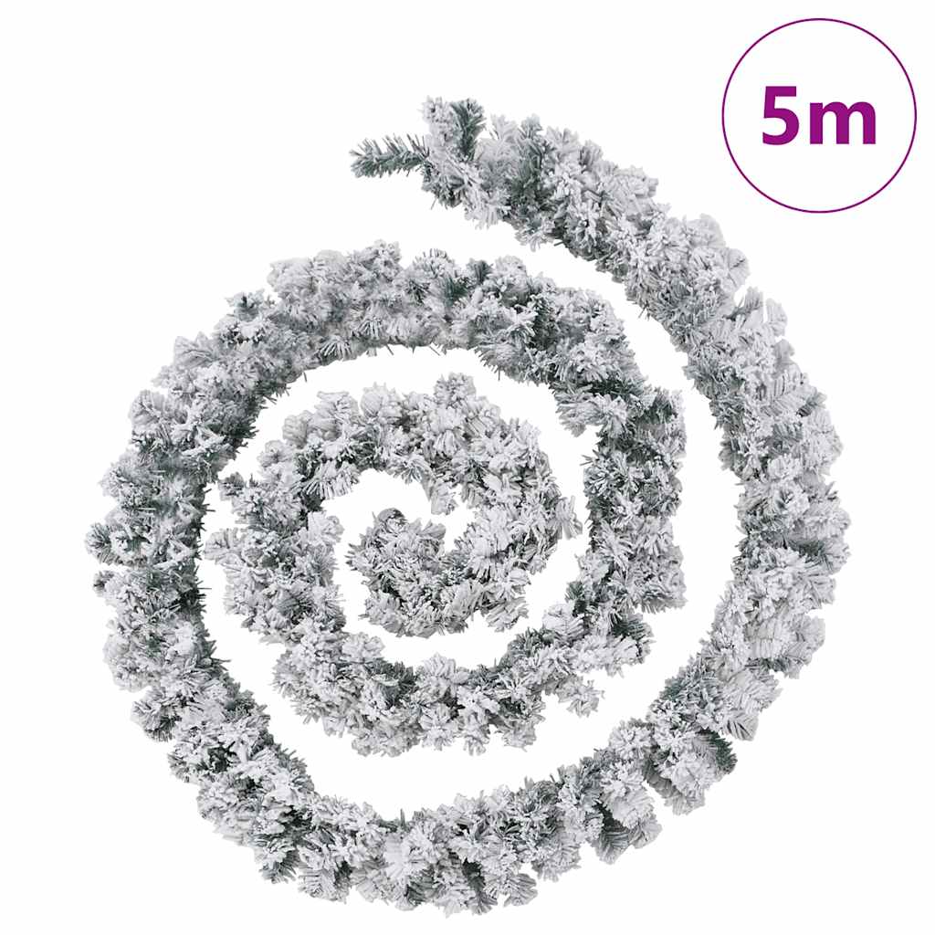 Ghirlanda natalizia con luci LED, verde, 5 m, PVC